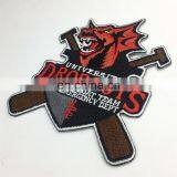 Red Sexy Mouth Custom Embroidered Patches For Clothing thumbnail-3