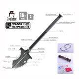Zune Lotoo Camping Hunting Shovel Folding Portable Shovel Tactical Multifunction Shovel With First-Aid Kit, Wire Saw, for Camping, Hiking, Survival, Outdoor, thumbnail-1