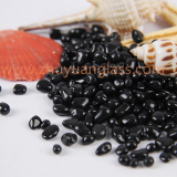Wholesale Crushed Glass Seed Beads Aquarium Landscaping 1-3mm Black Aggregates Glass Bead thumbnail-3