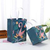 Eco Blue Paper Bag Pack With Handle thumbnail-4