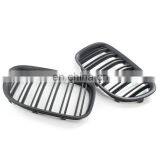 1 пара матово-черных двойных решеток с полосами для переднего бампера (кильватер) для BMW 5 Series F10 F11 F18 2010-2016 thumbnail-3