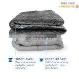 Hot Sale Bamboo Cotton Custom Weighted Blanket 15lbs for Adults thumbnail-3