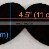 Customized 1mm Soft Black Felt Moustache for Party Decoration thumbnail-3