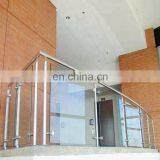 Frameless Glass Balustrades Spigots Stainless Steel Swimming Outdoor Glass Fence thumbnail-2