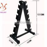 Home Commercial Fitness Equipment Steel Dummbell Storage Display Rack thumbnail-5