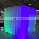 Customized Size 2.2*2.2m Led Light Inflatable Photo Booth Photobooth Enclosure Wall for Sale thumbnail-3