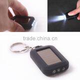 Solar-powered LED Flashlight w/ Keychain thumbnail-2