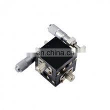 40X40mm LGY40-L XY Axis Trimming Station Micrometer Manual Displacement Platform Steel Ball Guide thumbnail-1