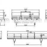 Spain Design Waiting Chair Airport Chair H60D-3-V for Public Seating thumbnail-6
