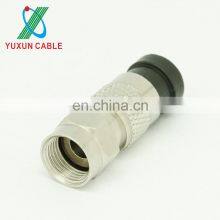 YUXUN F-тип разъема RG 6 самозакрепляющийся разъем RG6 thumbnail-3