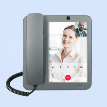 House Office Sim Card Fixed Wireless Phone Android WiFi Bluetooth Hotspot 8inch Screen Cordless Android Desk Phone thumbnail-3