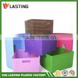 2015 New Plastic Large Plastic Laila Handy Tidy Basket Rattan Style thumbnail-2