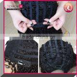 Cheap Brazilian Virgin Human Hair Kinky Curly u Part Lace Wig for Sale thumbnail-6