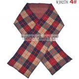 Wholesale Warm Acrylic Jacquard Checked Plaid Baby Boys Winter Scarf thumbnail-6