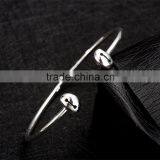 Wholesale 925 Solid Silver Bangle, Nice Popular 925 Solid Silver Bangle thumbnail-3