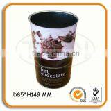 Easy Lid Chocolate Powder Tin Can