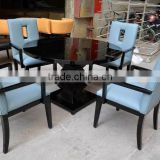 Restaurant table with arm chair XY0188