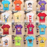 summer T-shirt cartoon tshirt short sleeve children clothing kids dress boy and girl tshirt