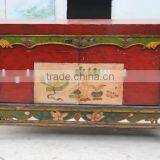 Chinese Antique Furniture/Mongolia Reproduction Cabinet/hand-painting Cabinet