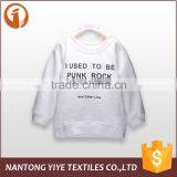 2016 wholesale girls/kids clothes Fashion alphabet cotton long-sleeved sweater