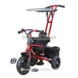 Baby Tricycle/quality Baby Stroller/baby Bicycle With Pedals, Rear Bags, Sun-fender, Bell Ring/ Children Bike YQ10-36 thumbnail-3