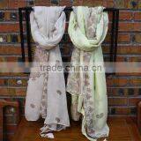 2016 Viscose Scarves 100% Viscose Printing Viscose Scarves100% Viscose Pashmina Scarf thumbnail-3