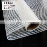 Hot Sale PET Thin Decorative Film for Glass Door,new Design Unadorned and in Good Taste Stripe Film Similar to 3M Film