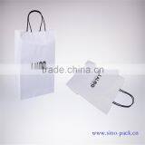 kraft paper gift bags with handle for clothes packing