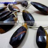 Agate Jasper Faceted Long Pear