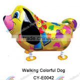 Colorful Assorted Dog Walking Animal Pet Balloon Helium Airwalker Birthday Kid Toy