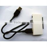 USB 2.0 to 2.5 inch SATA 7+15 Pin 22 Pin HDD Cable