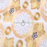 Hot Sale Latest Swiss Wedding Lace Fabric / African Organza Lace Fabric for Fashion Dress thumbnail-5