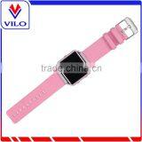 Luxury Genuine Leather Wrist Strap Watch Band For Fitbit Blaze Smart Watch+Metal Frame thumbnail-4