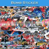 HD-097 CARLIKE Air Bubble Free Bomb Sticker Full Car Body Wrap thumbnail-4