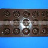 FDA/LFGB/SGS Approved High Quality 3 Kinds Flower Shape Chocolate Mold thumbnail-1