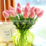 hot sale real touch PU artificial flower mini tulip