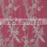 Polyester Lace Fabric in White/light Ivory