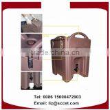 Cafes Double Wall Plastic Beverage Container, Insulation Container for Hot and Cold Beverage thumbnail-3