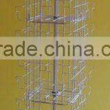 Metal Floor Rotary Prints Display Rack With Quality Gurantee thumbnail-6