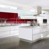 With Square Table Luxury Veneer and Lacquer Kitchen Cabinets thumbnail-1