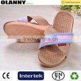 Purple Discount Price Flat Slippers High Quality Straw Flip Flops thumbnail-1