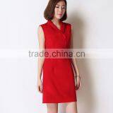 2016 Summer Long Patter Profeshional Dress For Women V-neck thumbnail-4