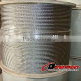 Hot sale !!! 32mm galvanized or bright wire rope with best price