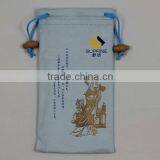 Fancy Colorful Drawstring Microfiber Travel Pouch thumbnail-5