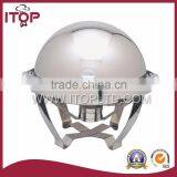 Stainless Steel Oblong Roll Top Chafing Dish thumbnail-1