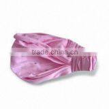 womens pink hair wrap bandana