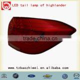 LED OEM Auto Car Rear Lamp Light for Highlander 2012