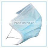 High Quality Disposable Face Mask with Earloop 3ply Non Woven