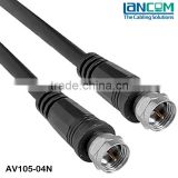 F Screw/F Screw B Pin Type TV Cable,RG6,75ohm,Nickle Plated
