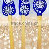 Feiaoda OEM Factory Silicone Wooden Non-stick Spatula Set of 3 thumbnail-3